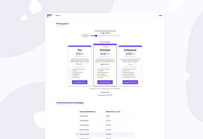 Pricing Plan Design 💵 💸 client work clientwork design minimalist minimalistic pricing pricing page pricing plan pricing plans pricing table simple startup web web app web app design web design webdesign