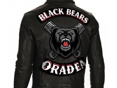 Black Bears Bike club bike club biker logo type typography