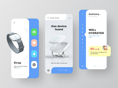 UX UI Sixty app 2020 app design health organism ui ux ux water