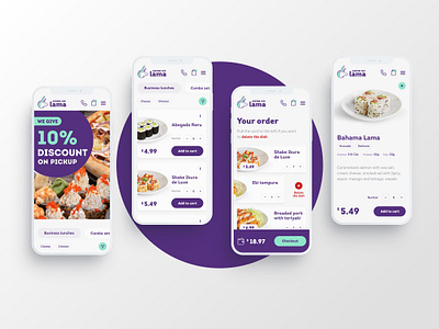 Come on Lama | Mobile design ui ux web