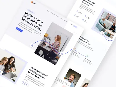 Hebo ll Digital Marketing Agency Landing Page accessories agency landing page business consultancy corporate design digital digital painting dotpixel agency dotpixsel fashion financial furniture illustration landingpage love marketing marketing agency user experience user interface