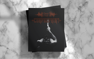 Corpsepaint Cover book book cover design editorial design graphic design