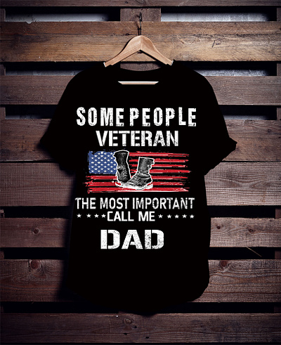 some people veteran the most important branding customtshirt fathersday illustration logomaker teespring tshirt typography vector