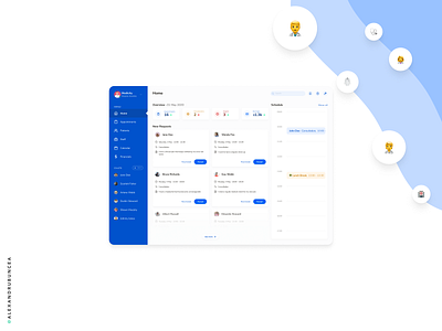 Doctor Dashboard app challenge clean dashboard design digital doctor health health tech healthcare medic medical medical app minimal ui ui design uidesign user interface ux ux design