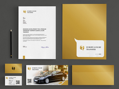 Europe Luxury Transfer Identity branding design branding identity business card car documentary graphic design logo mercedes transfer