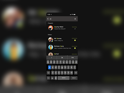 Daily UI #022/ Search app chat create design search search bar ui ui ux ux