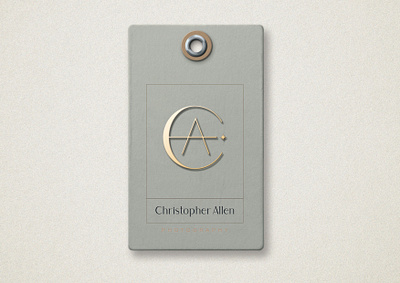 Christopher Allen a brand branding c icon logo mark photographer