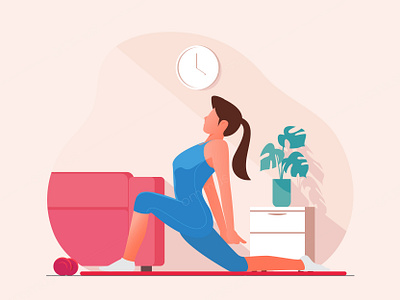 workout cartoon character design exercise fitness flat gym health illustration lifestyle lotus meditation morning relax sport training vector yoga yoga pose zen