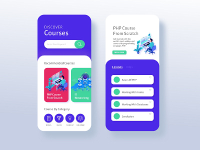 UI Design Learning app adobexd app creative learning ui ux