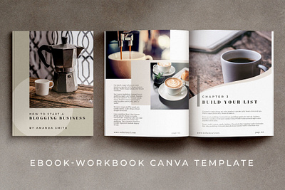 eBook - Workbook Canva Template | Maine branding brochure business canva canva template catalogue clean ebook elegant magazine modern portfolio template workbook