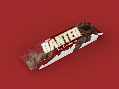 banter chocolate bar brandidentity branding brandingidentity chocolate chocolatedesign design graphic design illustration logo logodesign mockup photoshop ui uidesign uidesigner ux