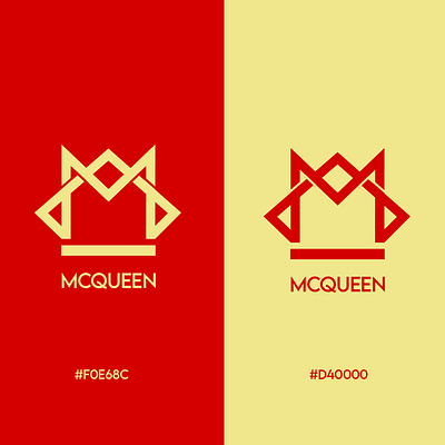 Mcqueen branding design fashion fashion brand icon illustration logo logo design logodesign marketing sketch vector