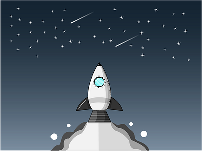 Space Shuttle art design dribble dribble shot flat flat design illustraion illustration illustration art illustrations illustrator space
