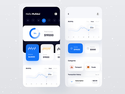 Finance app analytics analytics chart analytics dashboard app concept app design application bank app budget business dashboad education finance financeapp personal finance product design tracker transaction typography uidesign uxdesign