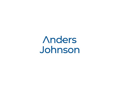 Anders Johnson brand brand design brand identity branding branding design flat icon logo logo design logodesign logos logotype minimal wordmark