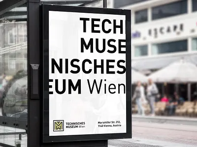 Technical Museum Vienna branding design facelift logo rebrand typography vector