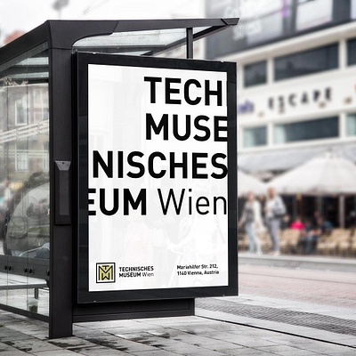 Technical Museum Vienna branding design facelift logo rebrand typography vector