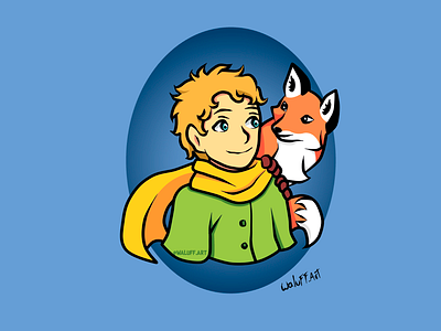 le petit Prince design illustration