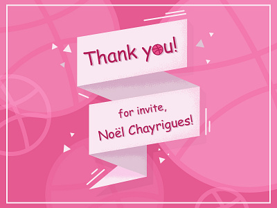 Hello Dribbblers ^^ design hello hello dribbble illustration invintation invite shot thanks thanx