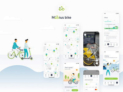 Mobius bike app app mobile redesign