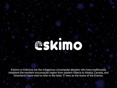 Typography 'eskimo' abstract brand brand identity business concept corporate creative custom custom letter gradient interface logo logotype recent logo typeface typogaphy