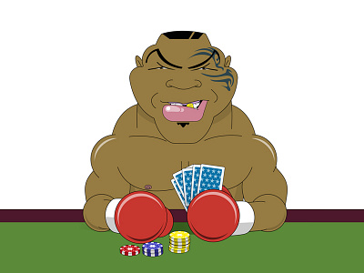 Iron Mike Tyson adobe illustrator caricature cartoon character design drawgood funny humor humour illustration portrait vector