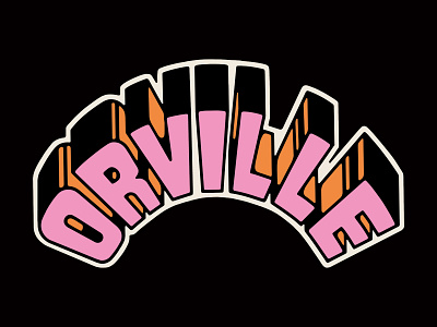 Orville Type colors lettering orville type