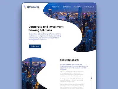 Databank - Finance corporate finance financial services investment
