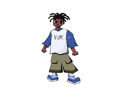 Travis Scott character character design hip hop illustration nike rap travis scott