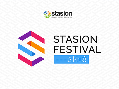 STASION FESTIVAL 2018 artwork business design dribbble indonesia event illustration indonesia logo logodesign logotype malang startup ui