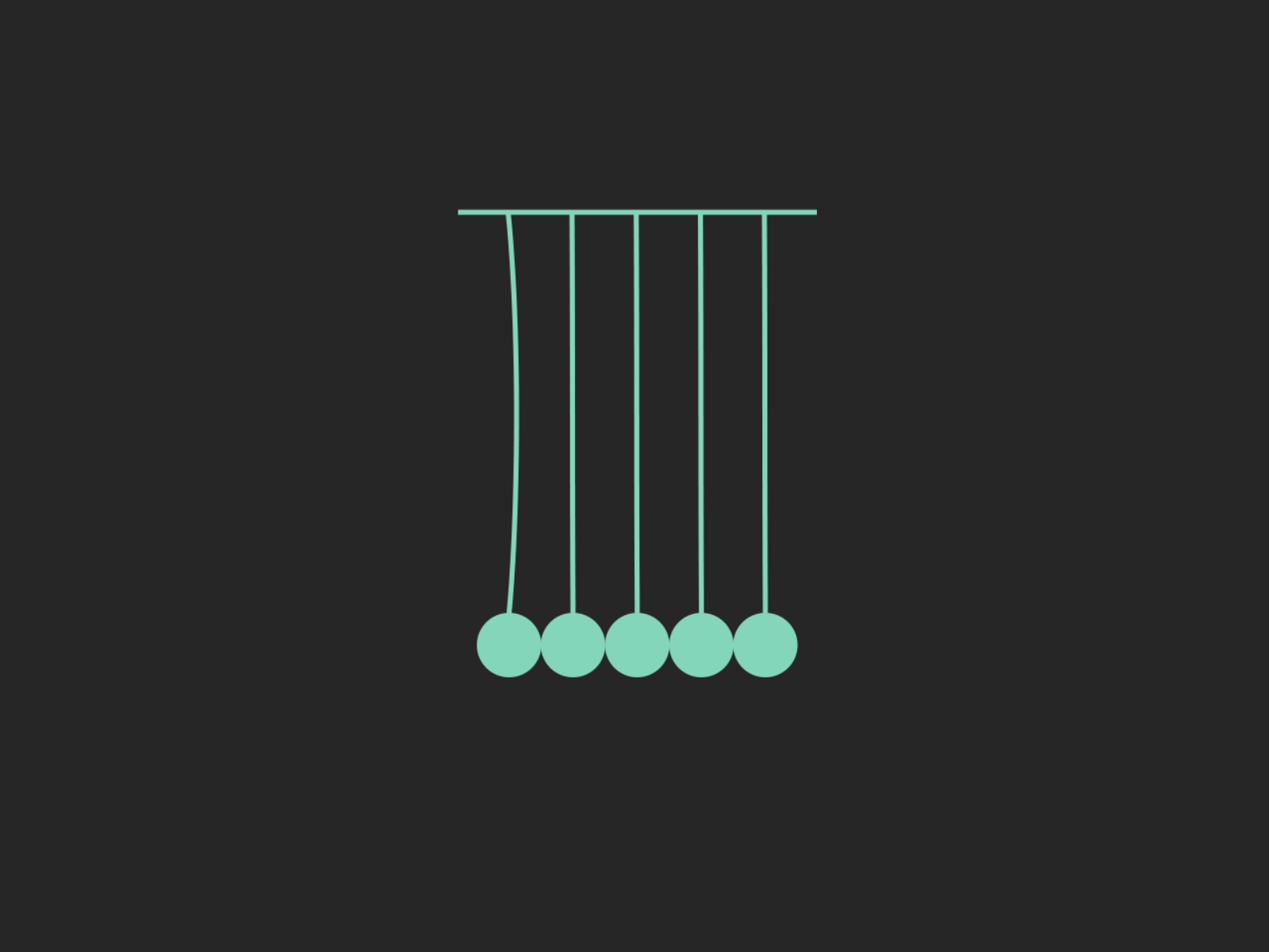 Pendulum Animation animation easing pendulum rope