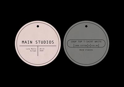 MAIN STUDIOS branding branding design design graphic design minimal minimalism minimalist simple design