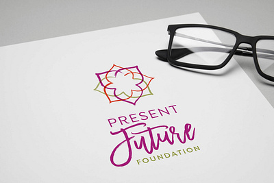 Present Future Foundation - Non-profit Brand Design brand branding design feminine feminine design feminine logo feminine logos logo non profit non profit nonprofit vector