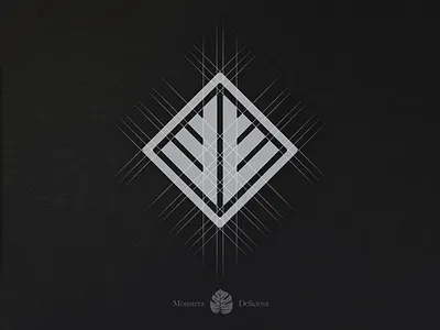 Monstera Leaf Logo brand identity branding branding agency design graphic design illustration logo logo design logo designer logos