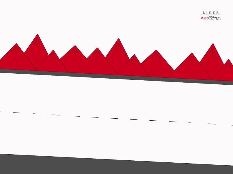 Logo Animation _ Lider Auto animated gif animation branding car design georgia gif idea illustration logo logoanimation logoconcept mountain moving road way