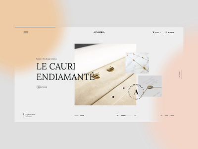 Almasika. brand design inspiration interaction lookbook ui ui design ux web web design