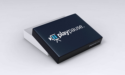 PlayPause Media Logo Design animation app branding design icon illustration logo typography vector web