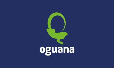 Oguana Logo Design app branding design illustration logo typography vector