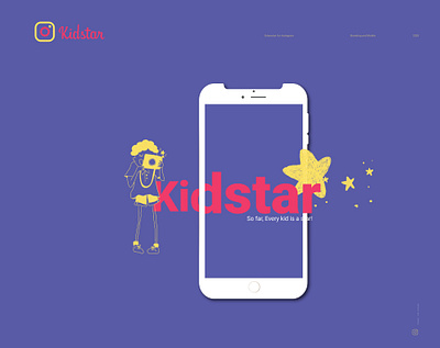 Kidstar adobe aftereffects adobe illustrator adobe photoshop adobe xd children concept design illustration instagram interaction interface kids logo logodesign rebranding redesign responsive ui userexperiencedesign