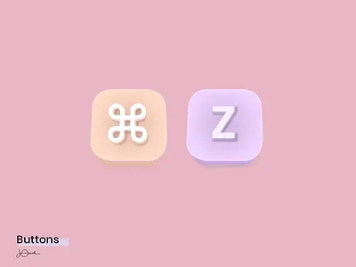 buttons 3d 3ddrawing adobe illustrator buttons combination command commandz drawing icon illustration illustrator