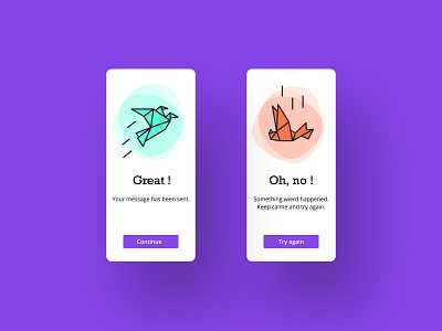 Daily UI 011 - Flash message dailyui design flash message illustration ios popup ui ui ux ui design uidesign user interface user interface design userinterface
