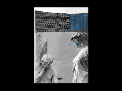 Exit adobeillustator adobephotoshop art concept design graphic poster poster art poster design typography