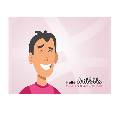 Hello, Dribbblers! design flat illustration vector