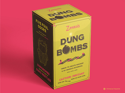 Zonko's Dungbombs Concept branding design drawing graphicdesign harrypotter illustration logo logodesign packaging packaging design wizarding world