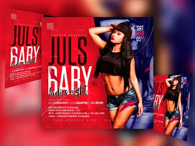 Ladies Night birthday black city flyer gno ladies ladies night leather luxury night nightclub nonstop party pink render template ladies vip