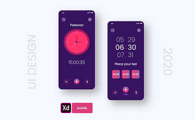 Online Alarm Clock adobe xd alarm app alarm clock clean ui creativity dribbble mobile app mobile design tranding ui ui design user experience user interface ux design