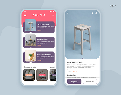 E commerce app adobe xd android creative design dailyui design ecommerce app ios office thougtful ui uiuxdesign