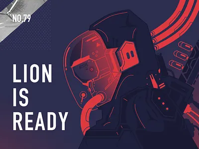 my name is lion design illustration me