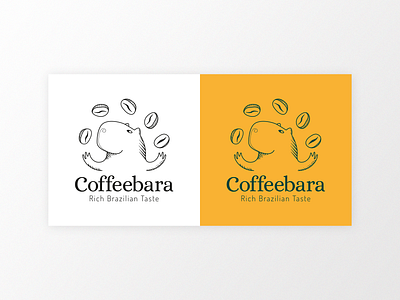 Coffeebara - logo brand design branding drawing logo