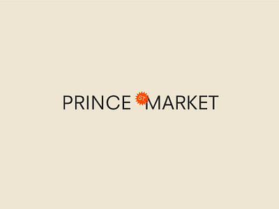 Prince Street Market brand design grocery identity logo market retail store typography